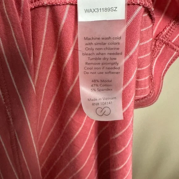 NWT Calia by Carrie Underwood Everyday LS Tee Color:Rusty Rose/Peach Whip Size L - Picture 10 of 10